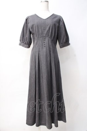 画像: axes femme / デニムワンピース M グレー Y-25-07-29-086-AX-OP-SZ-ZY