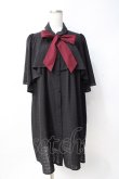 画像1: axes femme / ケープデザインワンピース M 黒 Y-25-07-29-089-AX-OP-SZ-ZY (1)