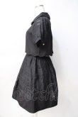 画像2: axes femme POETIQUE / シアーチェックスカラップワンピース M 黒 Y-25-07-29-090-AX-OP-SZ-ZY (2)