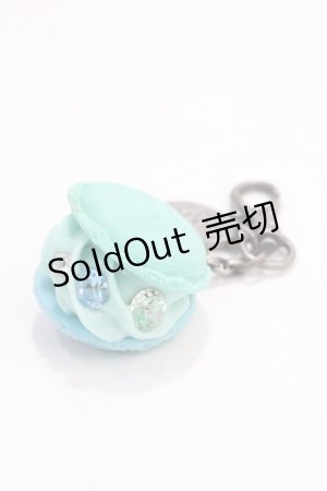 画像: Q-pot. / 東京スカイツリータウン限定/TSTマカロンバッグチャーム  ブルー Y-25-07-29-013-QP-AC-SZ-ZY