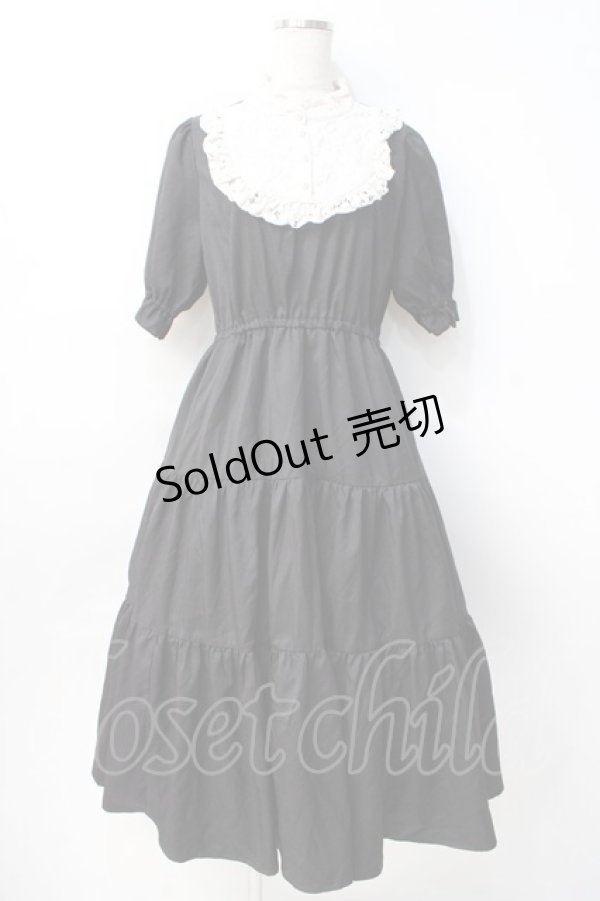 画像1: m petit by misako / TT*AMデシンヨークワンピース L 黒 Y-25-07-29-095-LO-OP-SZ-ZY (1)