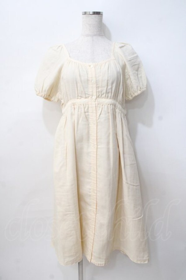 画像1: PEACE NOW / スクエアワンピース M 生成 Y-25-07-29-097-PU-OP-SZ-ZY (1)