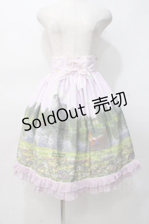 画像: BABY,THE STARS SHINE BRIGHT / 追憶の鏡の中のLabyrinthスカート  ピンク Y-25-07-29-098-BA-SK-SZ-ZY