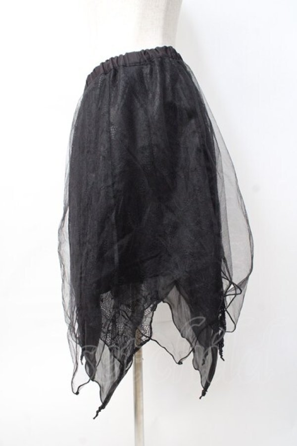 h.naoto Blood　エイチナオトブラッド　スカート　蝶柄【中古品】 h.naoto Blood エイチナオトブラッド スカート 蝶柄【中古品