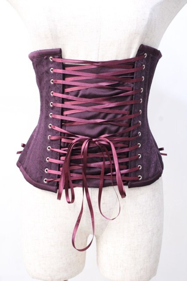 abilletage / ストーンコルセット 4 黒 Y-25-04-30-138-GO-TO-SZ-ZY 受注生産】 Noir croixコルセット（ブラック） - 【公式