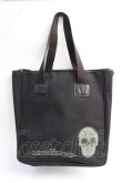 画像1: SHIN&COMPANY / スカルトートバッグ  黒 Y-25-07-29-022-PU-BG-SZ-ZT-K019 (1)