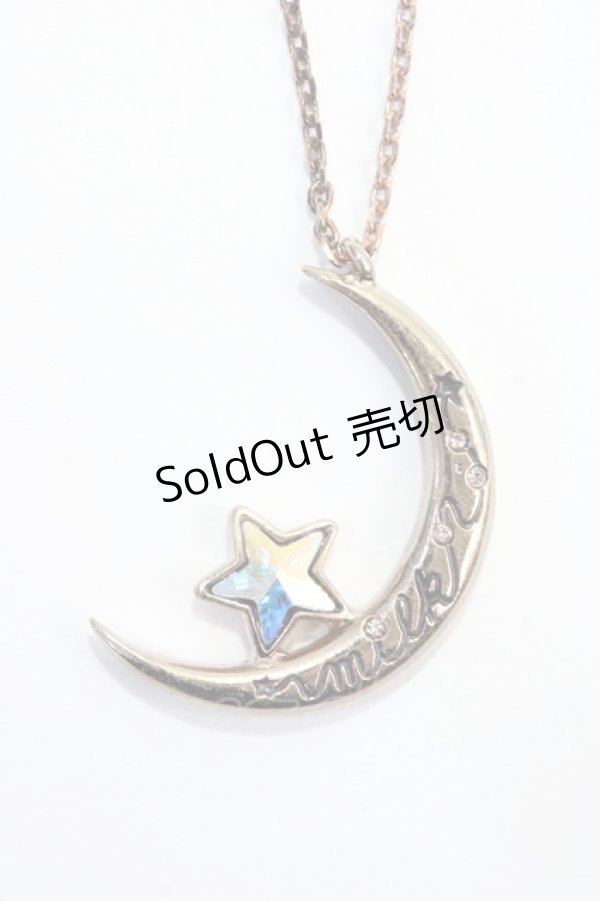 画像1: MILK / ムーンライトネックレス  ゴールド Y-25-07-29-003-ML-AC-HR-ZY (1)