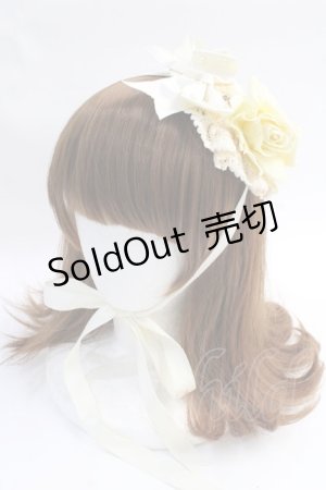 画像: BABY,THE STARS SHINE BRIGHT / Julietのためのソネット~Romantic Irony入りの恋薬~柄ヘッドドレス  生成 Y-25-07-29-032-BA-AC-SZ-ZY