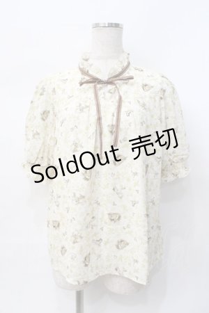 画像: axes femme POETIQUE / ディズニーバンビ/ブラウス  生成り Y-25-07-31-036-AX-BL-SZ-ZY
