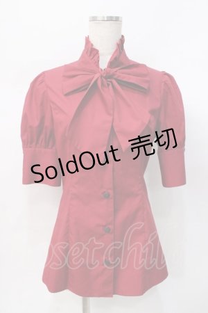 画像: MIHO MATSUDA / ブラウス・シノア M 赤 Y-25-07-31-040-GO-BL-SZ-ZT166