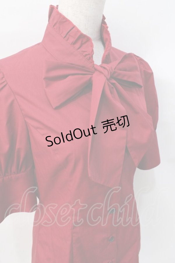 画像4: MIHO MATSUDA / ブラウス・シノア M 赤 Y-25-07-31-040-GO-BL-SZ-ZT166 (4)