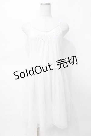 画像: axes femme / レースインナーキャミワンピース M 生成り Y-25-07-31-047-AX-OP-SZ-ZT119