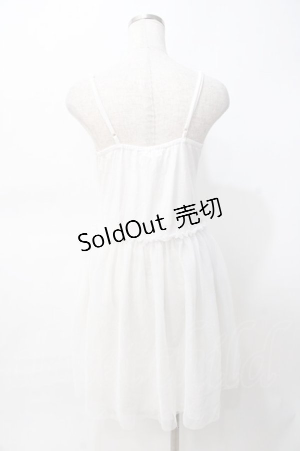 画像3: axes femme / レースインナーキャミワンピース M 生成り Y-25-07-31-047-AX-OP-SZ-ZT119 (3)