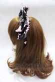 画像2: Angelic Pretty / ドリーミィドールハウスカチューシャ  黒 Y-25-07-31-009-AP-AC-SZ-ZY (2)