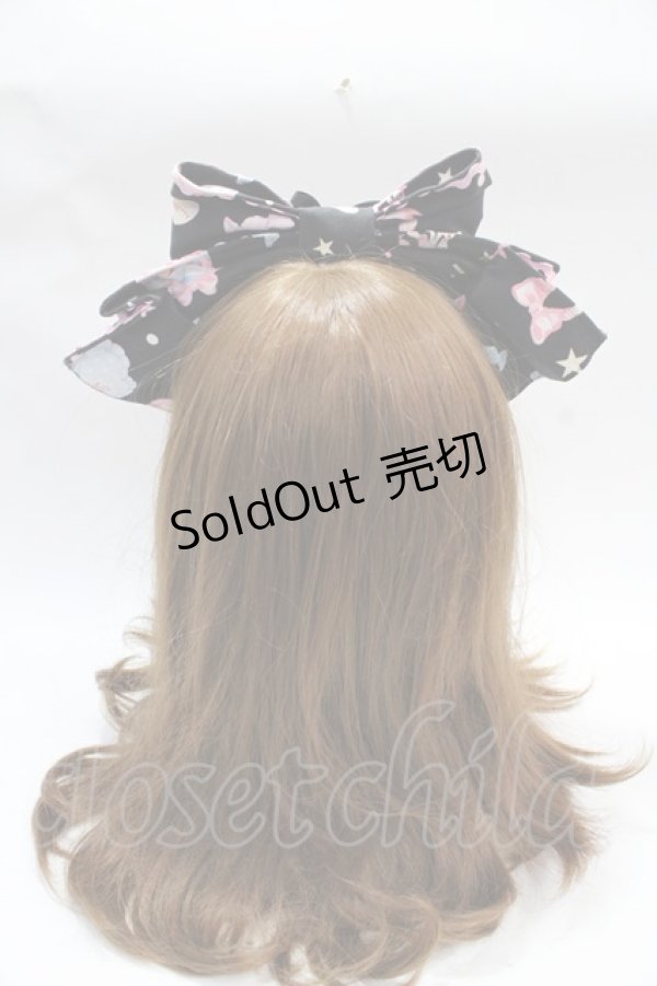 画像3: Angelic Pretty / ドリーミィドールハウスカチューシャ  黒 Y-25-07-31-009-AP-AC-SZ-ZY (3)
