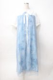 画像1: axes femme / ソーダ柄シャツワンピース Ｍ サックス Y-25-07-31-063-AX-OP-SZ-ZY (1)