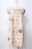 画像3: Emily Temple cute / カトラリー＆ドーナツプリントワンピース  ピンク Y-25-07-31-075-ET-OP-SZ-ZY (3)