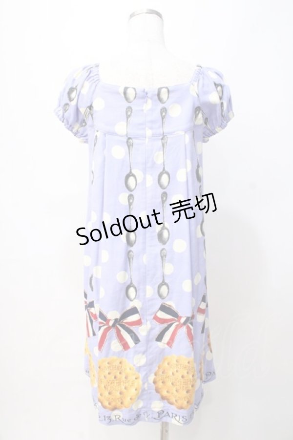 画像3: Emily Temple cute / ビスケットプリントワンピース  パープル Y-25-07-31-080-ET-OP-SZ-ZT083 (3)