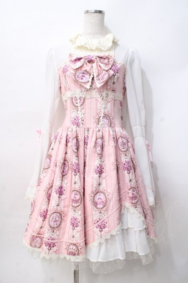 画像1: ALICE and the PIRATES / Queen's Coachワンピース  ピンク Y-25-07-31-086-PA-OP-SZ-ZY (1)