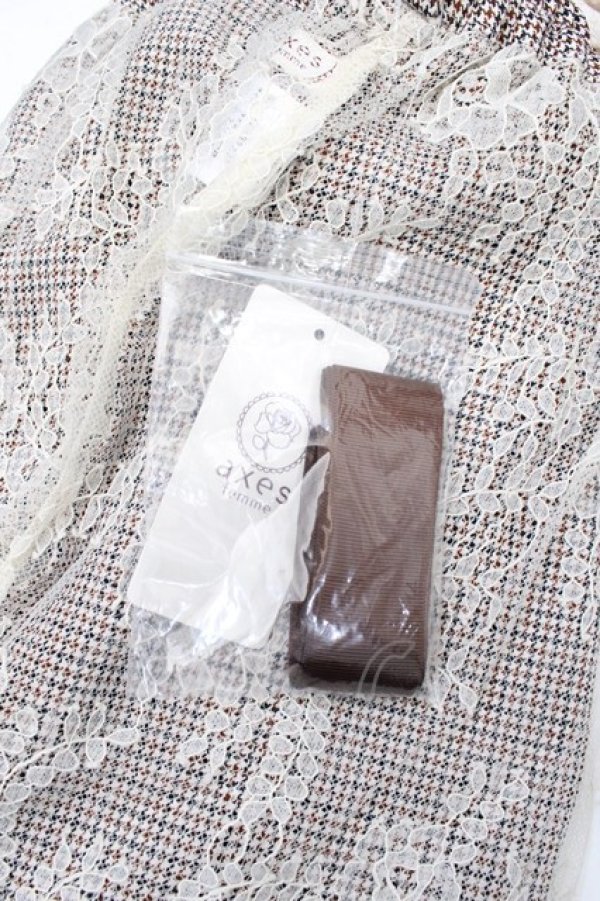 画像5: axes femme / リバーシブルレーススカート  生成り Y-25-07-31-101-AX-SK-SZ-ZY (5)