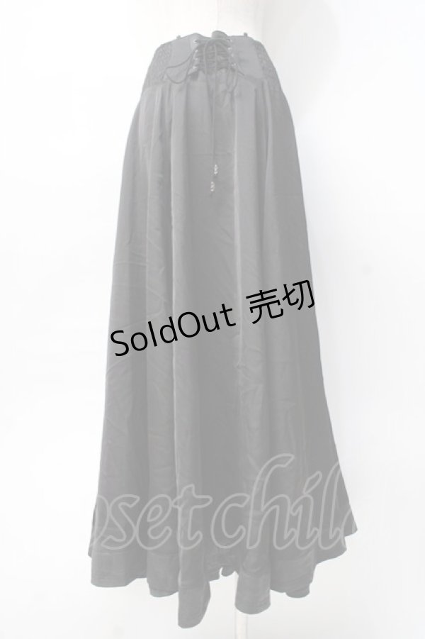 画像3: Ozz Croce / コルセットデザインロングスカート  黒 Y-25-07-31-113-OO-SK-AS-ZS (3)