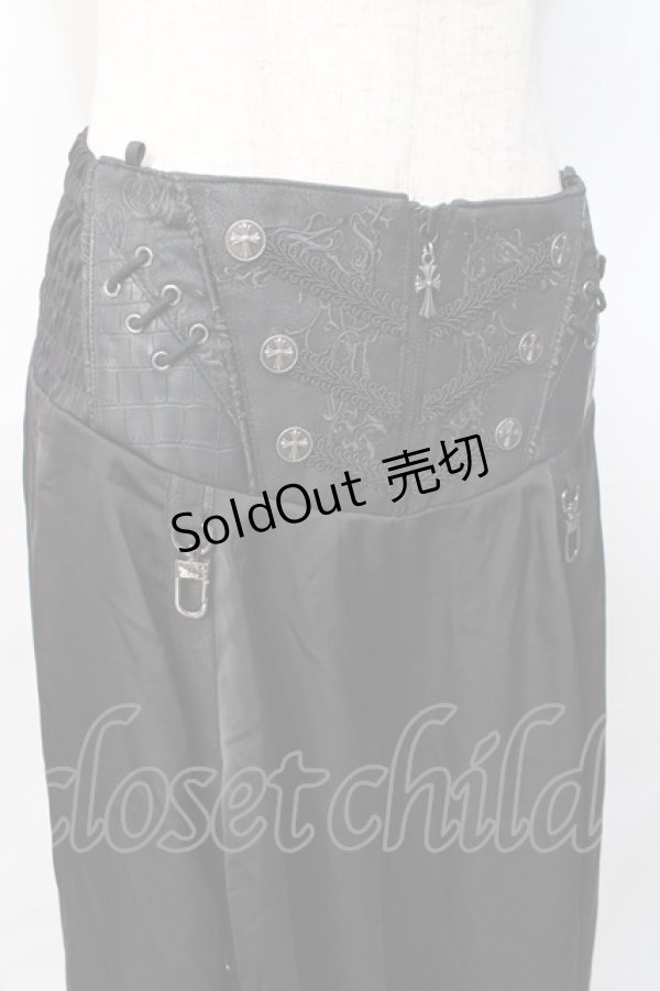 画像5: Ozz Croce / コルセットデザインロングスカート  黒 Y-25-07-31-113-OO-SK-AS-ZS (5)