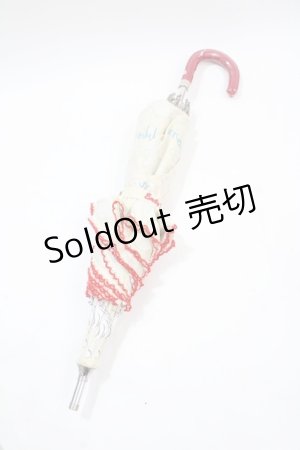 画像: Emily Temple cute / リボン&クリーム折り畳み傘  アイボリー Y-25-07-31-021-ET-ZA-SZ-ZY