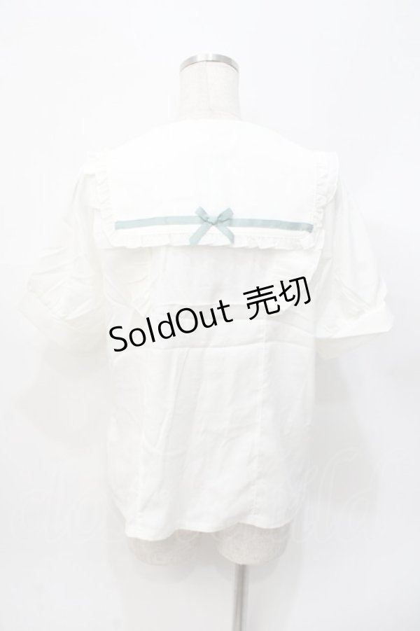 画像3: axes femme POETIQUE / ヒマワリブーケ刺繍ブラウス  生成り Y-25-07-31-025-AX-BL-SZ-ZY (3)
