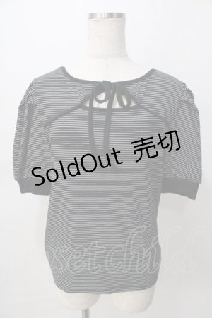 画像: axes femme / 2WAYボーダーリブプルオーバー   Y-25-08-02-038-AX-TO-SZ-ZY