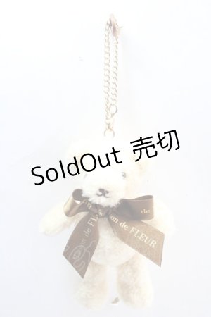 画像: Maison de FLEUR / ルミネ池袋店限定ベアチャーム/【Loulou】  ブラウン Y-25-08-02-006-LO-ZA-SZ-ZY