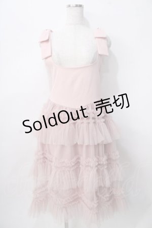 画像: FLC / 皆方由衣コラボワンピース S ピンク Y-25-08-02-061-LO-OP-SZ-ZY