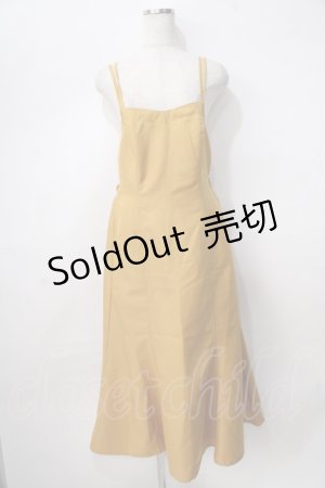 画像: axes femme / バックリボンキャミワンピース  イエロー Y-25-08-02-064-AX-OP-SZ-ZY