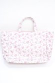 画像2: Maison de FLEUR / 撥水加工フラワープリントバッグインバッグ F ピンク Y-25-08-02-008-LO-BG-SZ-ZY (2)