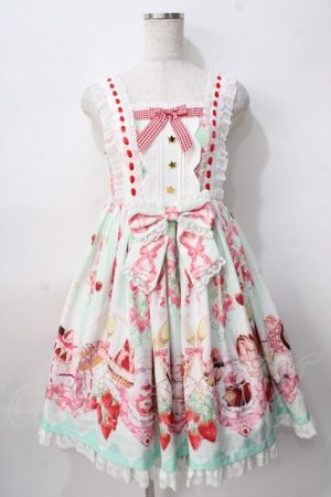 画像: Milu Forest / Strawberry Fesワンピース  ミント Y-25-08-02-068-LO-OP-AS-ZY