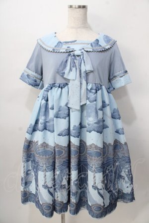 画像: Angelic Pretty / Horoscope Carnivalカットワンピース  サックス Y-25-08-02-070-AP-OP-AS-ZY