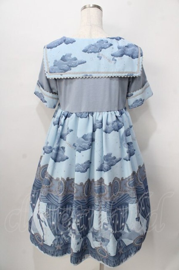 画像2: Angelic Pretty / Horoscope Carnivalカットワンピース  サックス Y-25-08-02-070-AP-OP-AS-ZY (2)