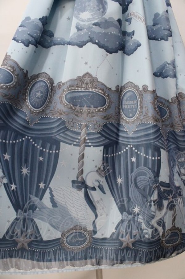 画像4: Angelic Pretty / Horoscope Carnivalカットワンピース  サックス Y-25-08-02-070-AP-OP-AS-ZY (4)
