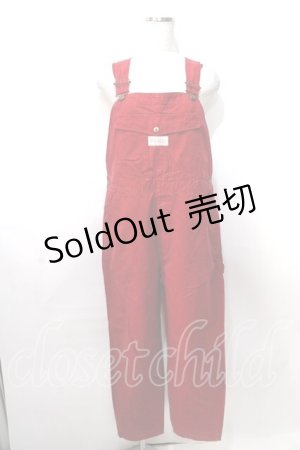 画像: PINK HOUSE / サロペットパンツ  赤 Y-25-08-02-076-LO-PA-SZ-ZY