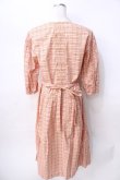 画像2: PINK HOUSE / マドラスチェックワンピース  オレンジ Y-25-08-02-081-LO-OP-SZ-ZY (2)