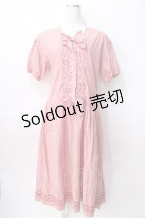 画像: PINK HOUSE / ギンガム柄ワンピース  赤 Y-25-08-02-082-LO-OP-SZ-ZT205