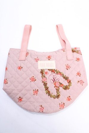 画像: PINK HOUSE / ハートローズリースミニバケツ型バッグ  ピンク Y-25-08-02-010-LO-BG-SZ-ZY