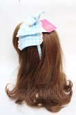 画像2: Angelic Pretty / ハミングリボンカチューシャ  サックス Y-25-08-02-022-AP-AC-AS-ZY (2)
