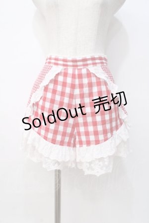画像: LIZ LISA / ギンガムスカパン 0 アカ Y-25-08-07-031-LO-PA-SZ-ZT042