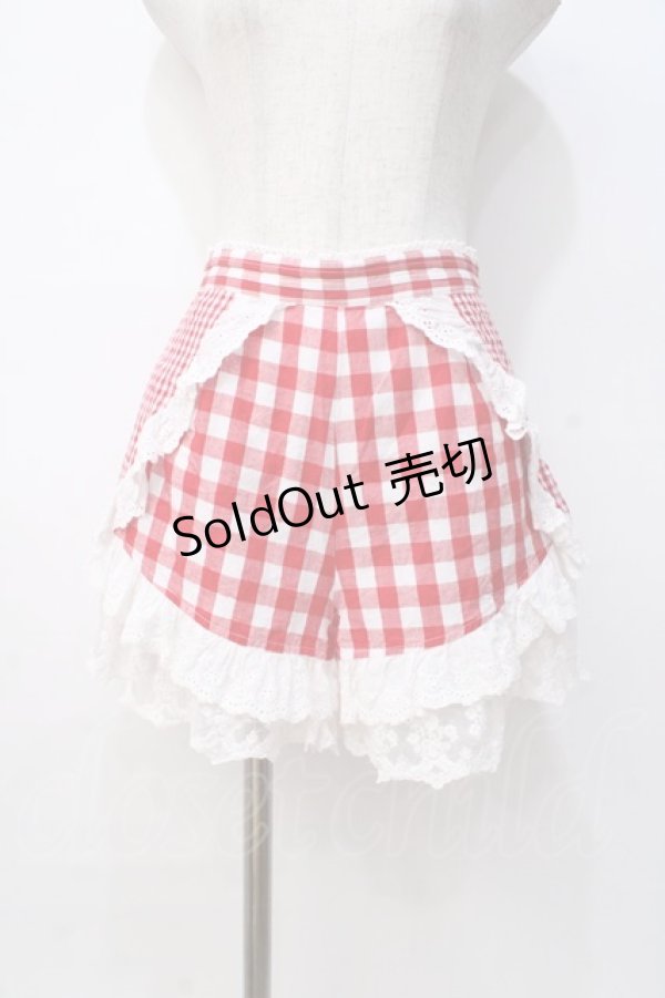画像1: LIZ LISA / ギンガムスカパン 0 アカ Y-25-08-07-031-LO-PA-SZ-ZT042 (1)