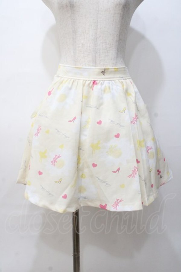 画像1: LIZ LISA / マリリンモンロースカート 0 イエロー Y-25-08-07-036-LO-SK-SZ-ZI (1)