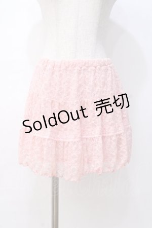 画像: LIZ LISA / 総レーススカート 0 ピンク Y-25-08-07-039-LO-SK-SZ-ZH
