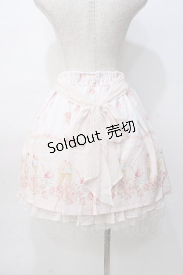 画像3: LIZ LISA / アイスクリーム柄スカート 0 ピンク Y-25-08-07-042-LO-SK-SZ-ZT063 (3)