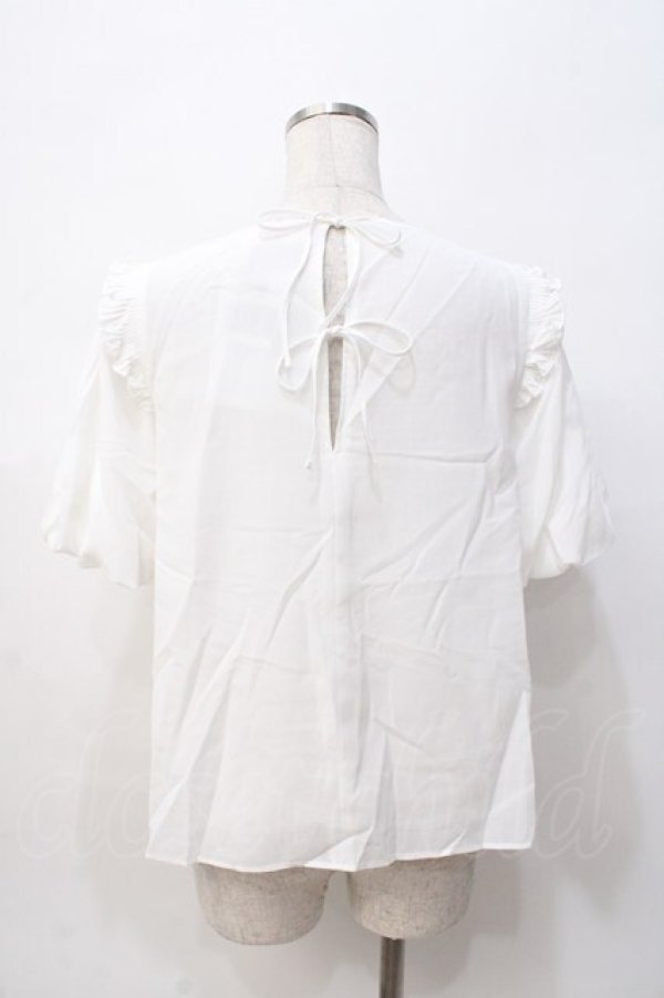 画像3: LIZ LISA / バルーン袖フレアトップス 0 白 Y-25-08-07-005-LO-BL-SZ-ZI (3)