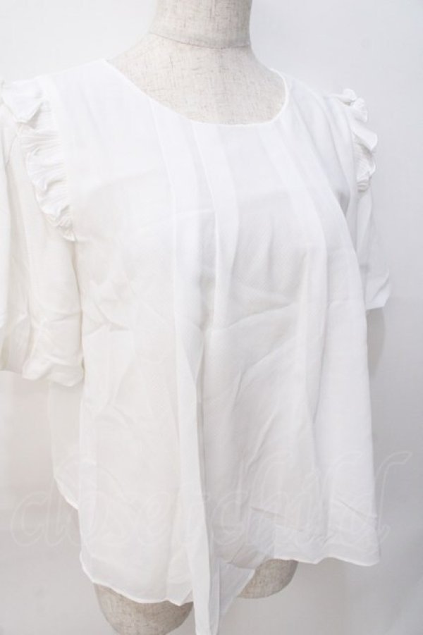 画像4: LIZ LISA / バルーン袖フレアトップス 0 白 Y-25-08-07-005-LO-BL-SZ-ZI (4)