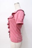 画像2: LIZ LISA / ブラウス風フリル半袖トップス 0 ピンク Y-25-08-07-008-LO-TO-SZ-ZI (2)